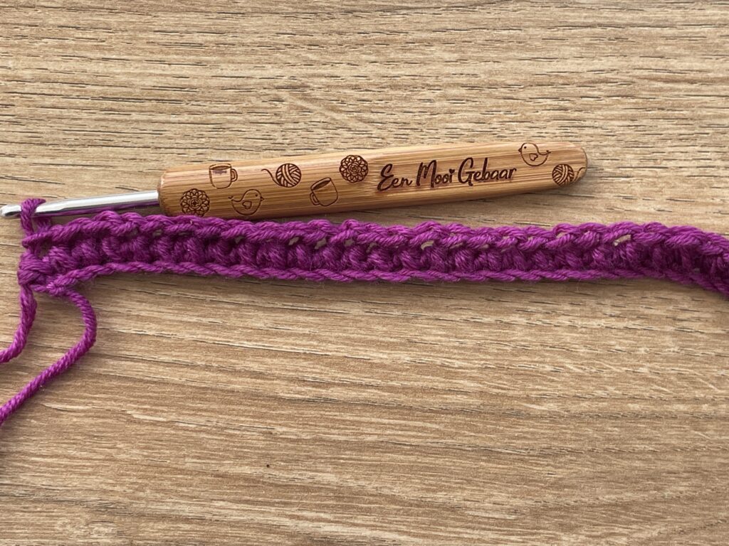 Halfstokje paarsgewijs stap 10