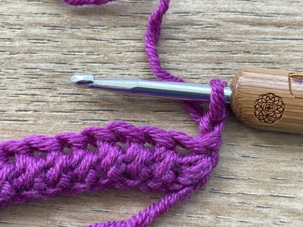 Halfstokje paarsgewijs stap 11