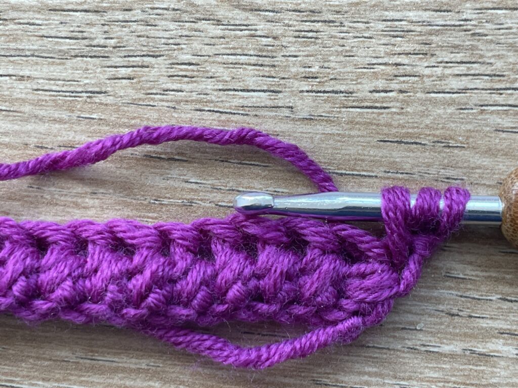 Halfstokje paarsgewijs stap 13