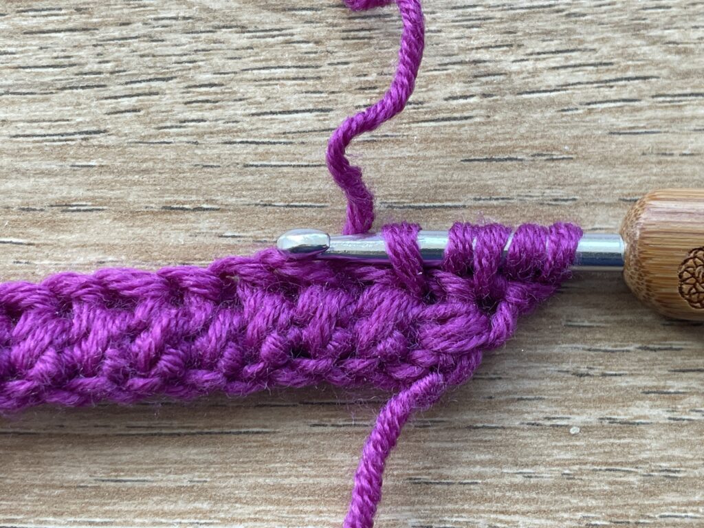 Halfstokje paarsgewijs stap 14