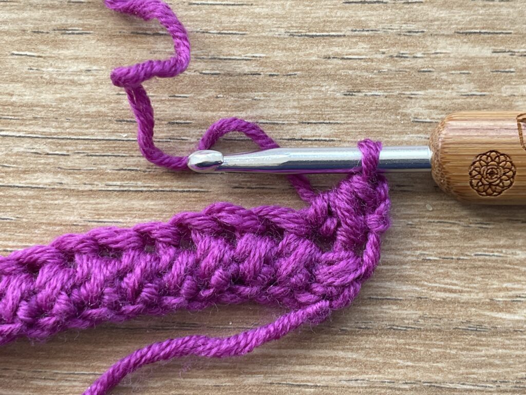 Halfstokje paarsgewijs stap 15