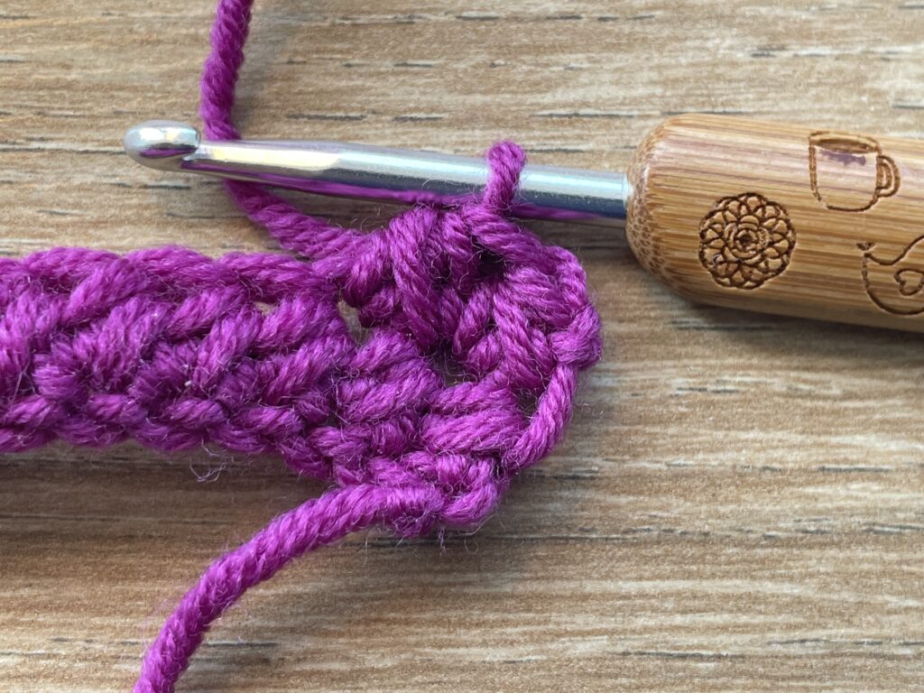 Halfstokje paarsgewijs stap 20
