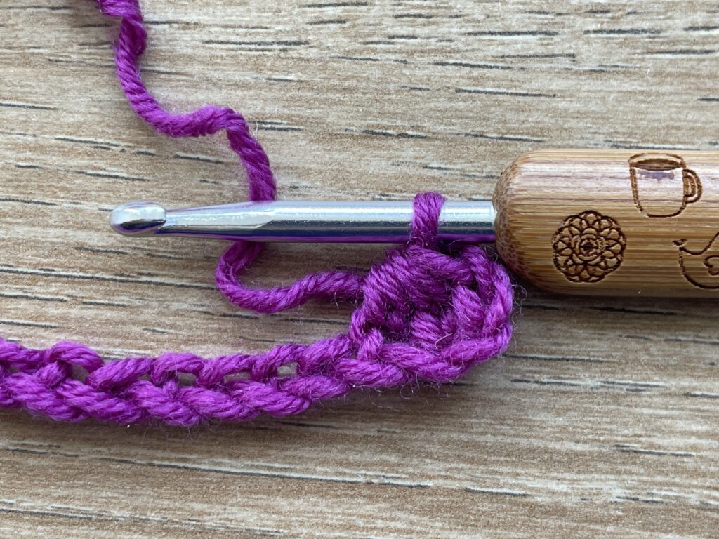 Halfstokje paarsgewijs stap 5