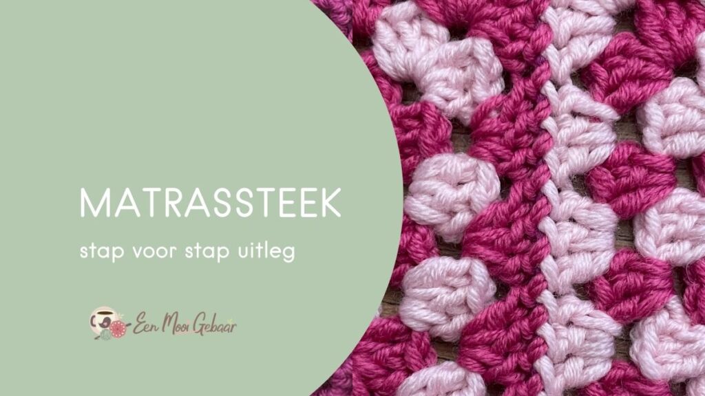 Tunische Honingraatsteek haken 30 Matrassteek Omslagfoto