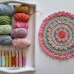 Bloemenpers Mandala 159 Gratis haakpatroon Bloemenpers Mandala - Decoratie, Mandala - Ricorumi DK - haaknaald 4 mm