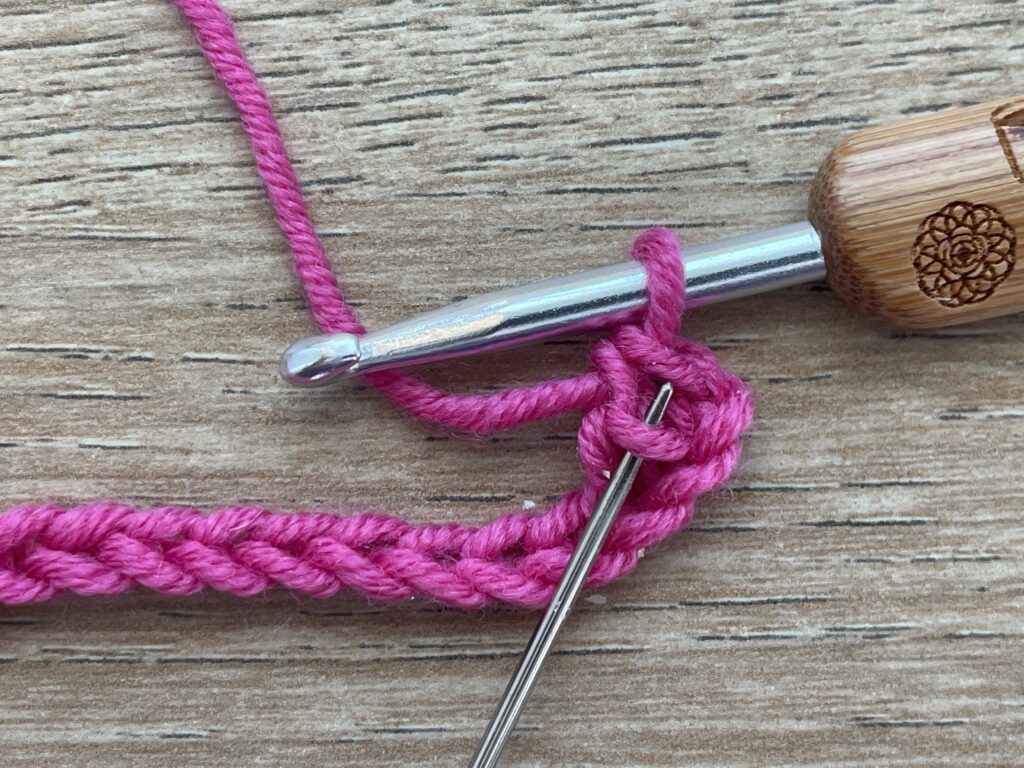 Gekoppelde stokjes stap 7