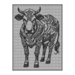Nederlands Haakpatroon koeien deken - Cow Of Open Fields - Sonja Nube 132 Gratis haakpatroon Nederlands Haakpatroon koeien deken - Cow Of Open Fields - Sonja Nube - Deken - Scheepjes Colour Crafte...