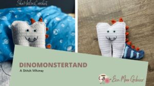 Dinomonstertand A Stitch Whimsy Omslagfoto