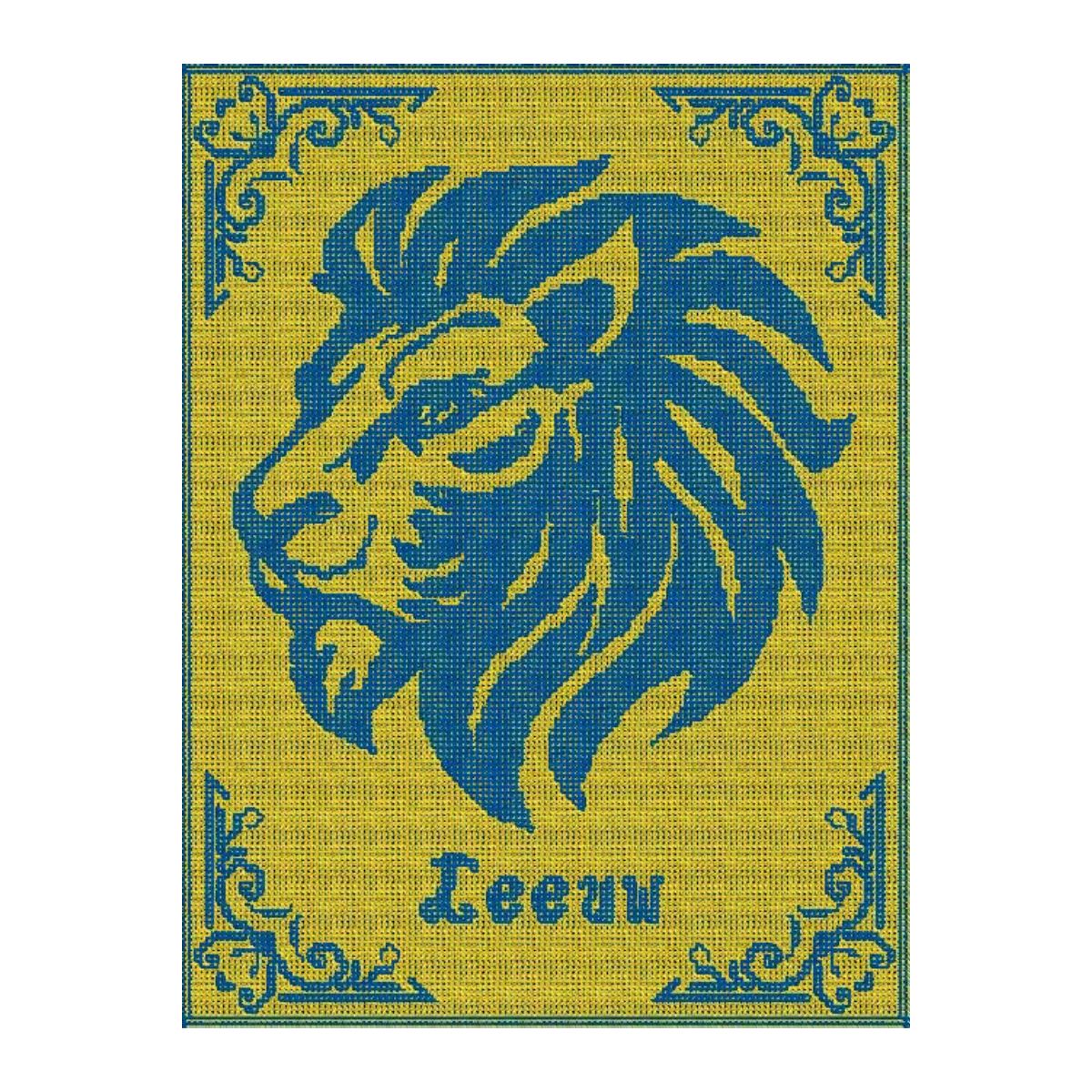 Nederlands haakpatroon Sterrenbeeld Leeuw deken - Sterrenbeeld Leeuw - Sonja Nube