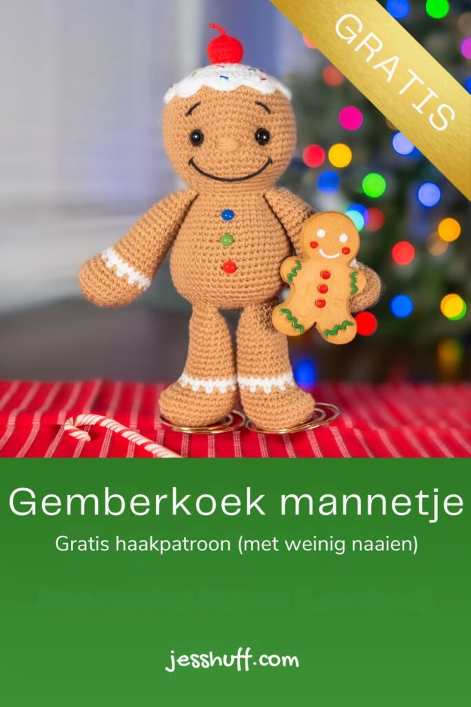 Gratis Gemberkoek Mannetje Haakpatroon 1 Pinterest Gemberkoek