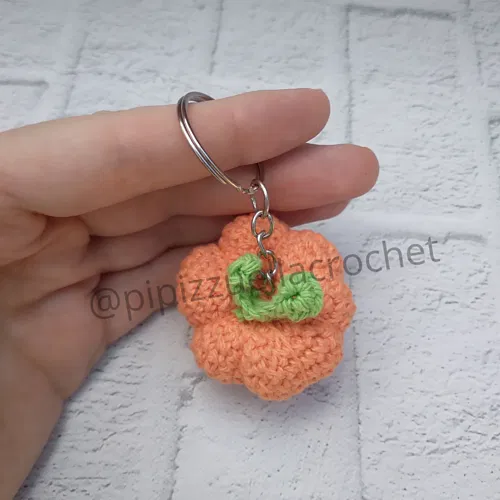 Pompoen Sleutelhanger 13 pompoen sleutelhanger