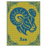 Nederlands haakpatroon Sterrenbeeld Ram deken - Ram - Sonja Nube 151 Gratis haakpatroon Nederlands haakpatroon Sterrenbeeld Ram deken - Ram - Sonja Nube - Deken - Scheepjes Colour Crafter, St...