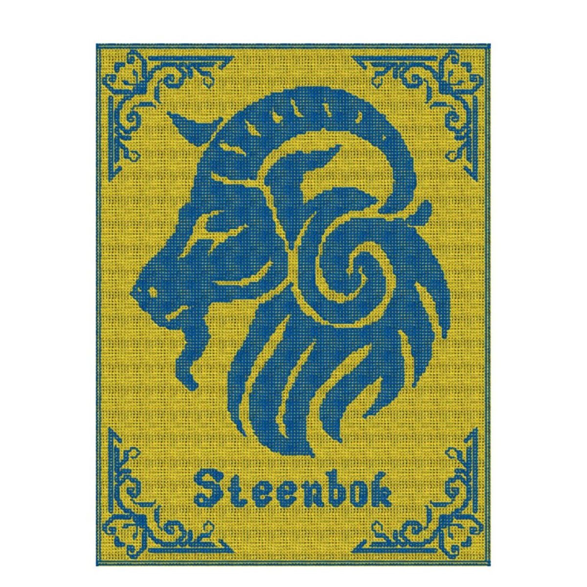 Nederlands haakpatroon Sterrenbeeld Steenbok deken - Sterrenbeeld Steenbok- Sonja Nube