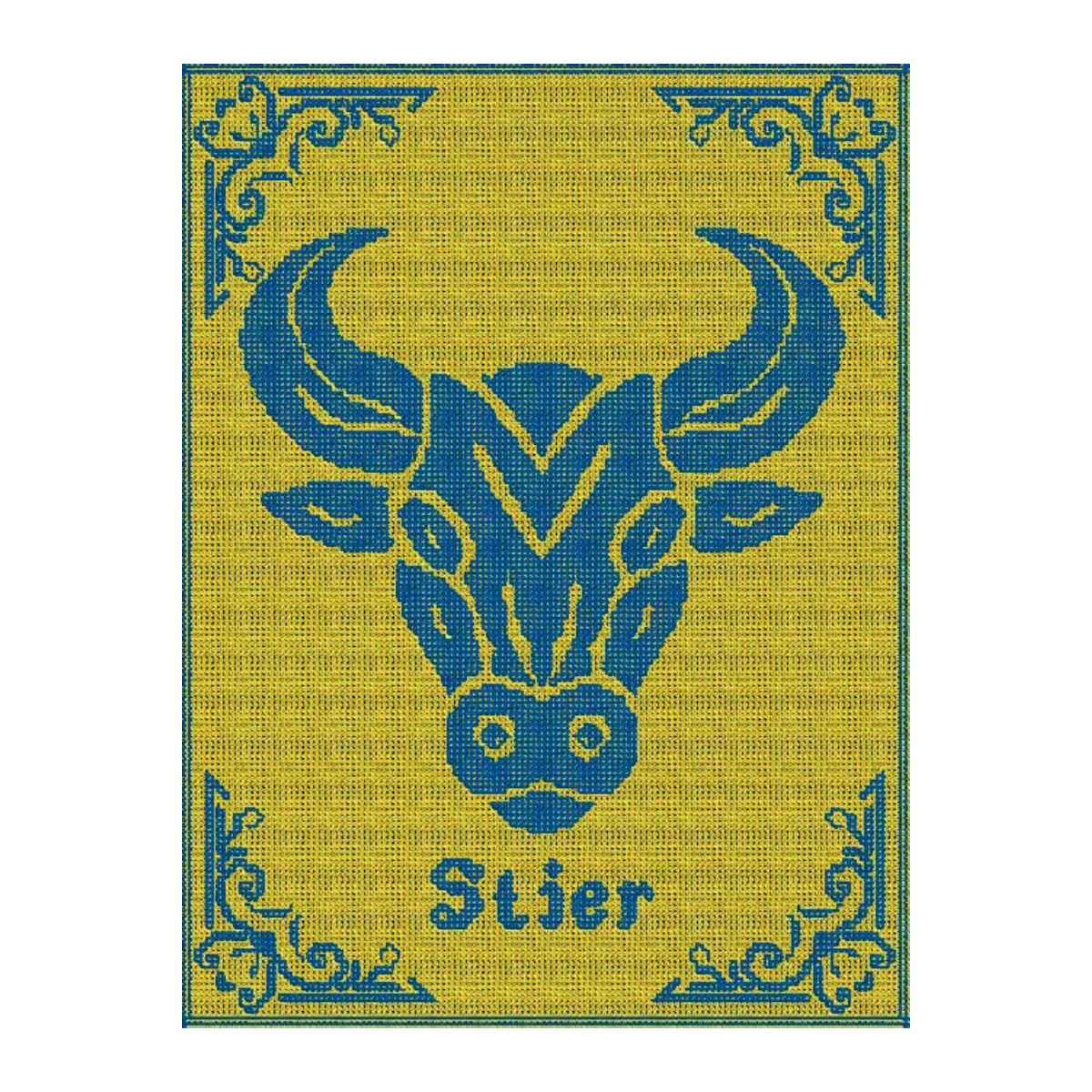 Nederlands haakpatroon Sterrenbeeld Stier deken - Sterrenbeeld Stier - Sonja Nube