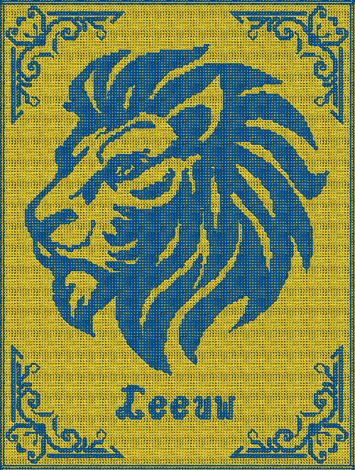 Nederlands haakpatroon Sterrenbeeld Leeuw deken - Sterrenbeeld Leeuw - Sonja Nube 1 Sterrenbeeld Leeuw