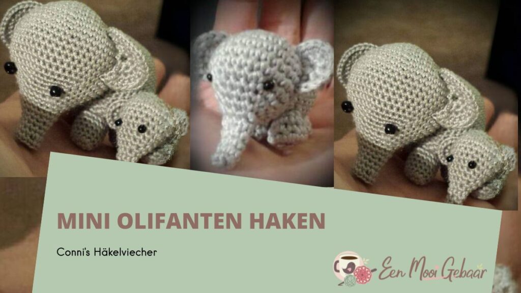 De Internationale Dag van de Olifant haakpatronen 7 Connis Hakelviecher Mini Triceratops Omslagfoto