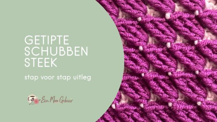 Getipte schubbensteek haken