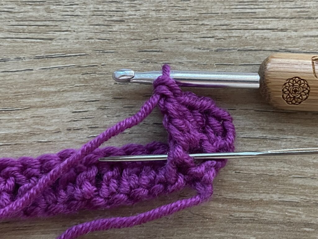 Getipte schubsteek stap 21