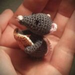 Mini Rat haken 124 Gratis haakpatroon Mini Rat haken - Amigurumi - haaknaald 1.5 mm
