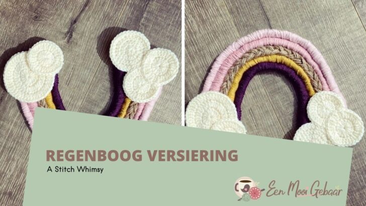 Regenboog Versiering A Stitch Whimsy Omslagfoto