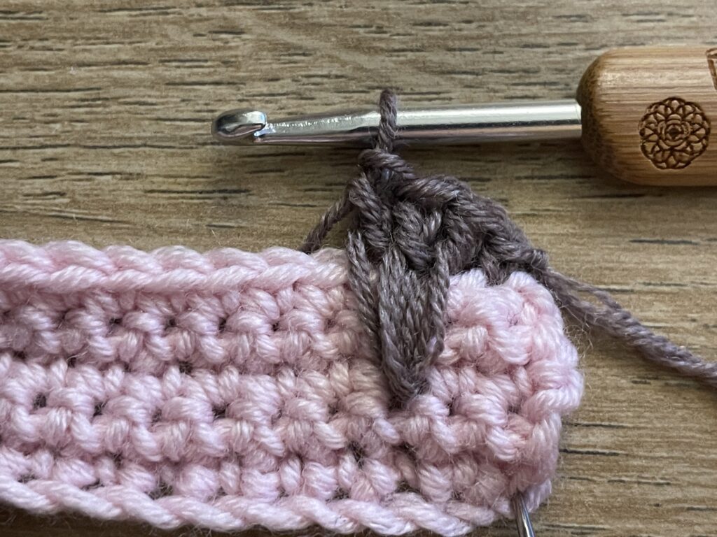 IJsje met 1 bolletje steek stap 13