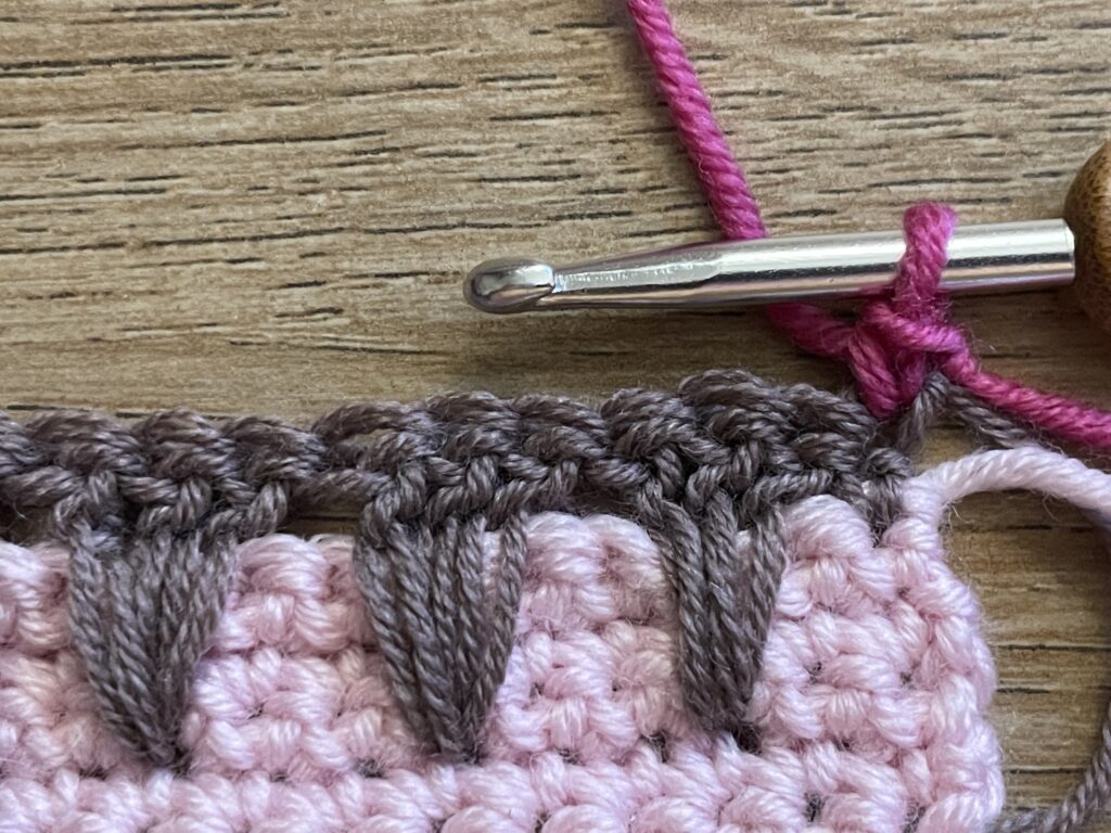 IJsje met 1 bolletje steek stap 18