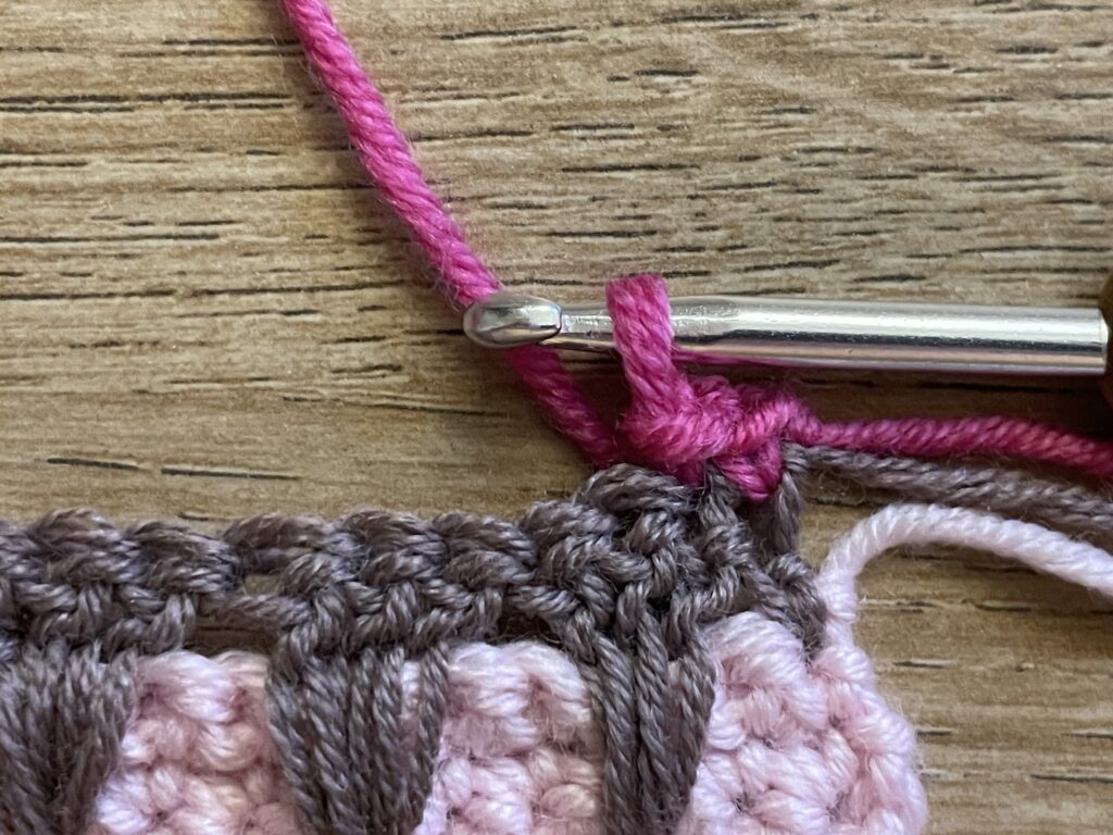 IJsje met 1 bolletje steek stap 19