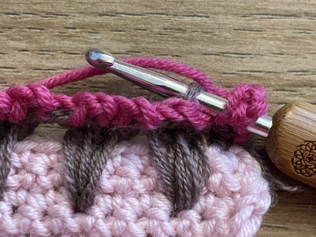 IJsje met 1 bolletje steek stap 30