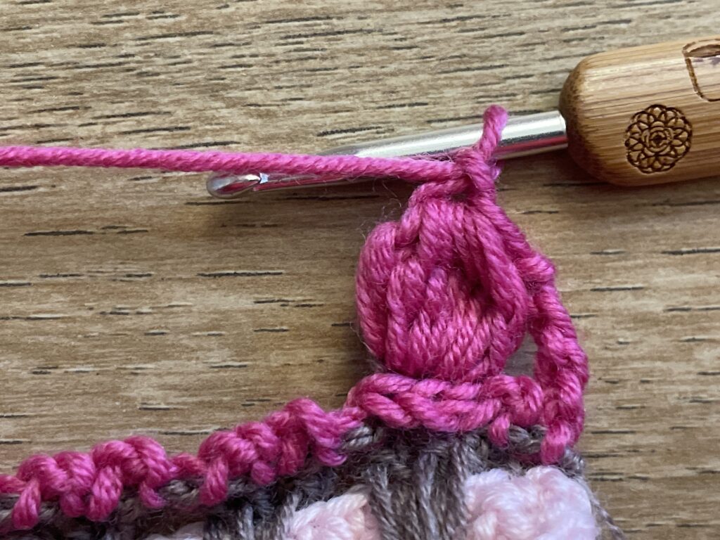 IJsje met 1 bolletje steek stap 38