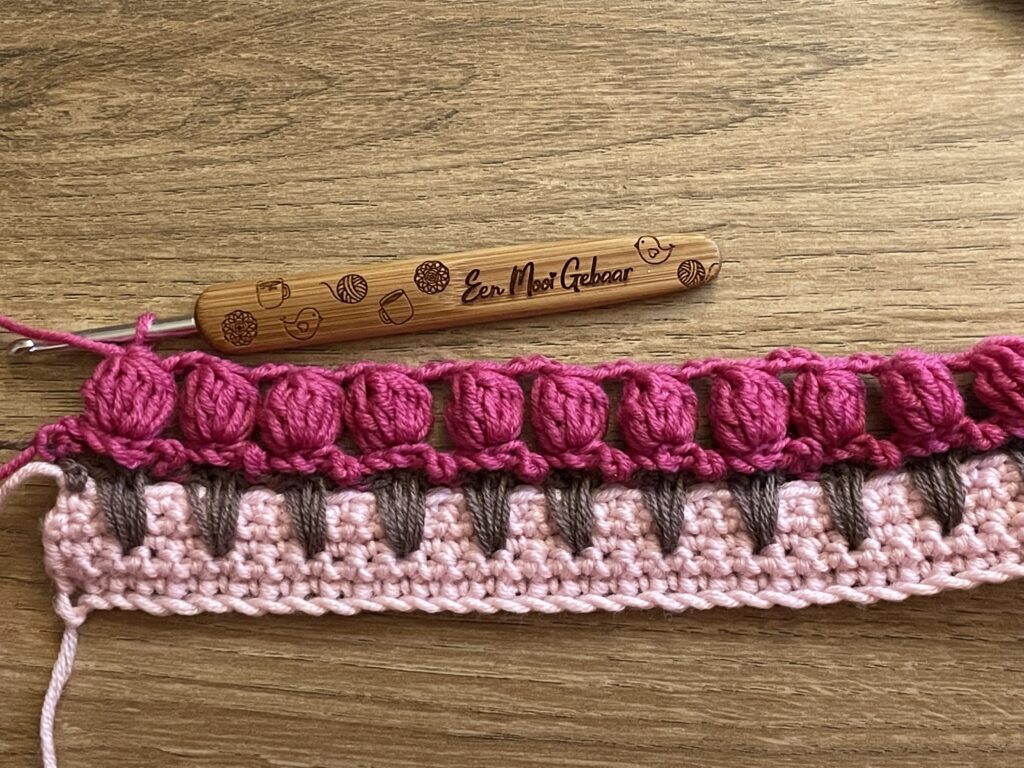 IJsje met 1 bolletje steek stap 41