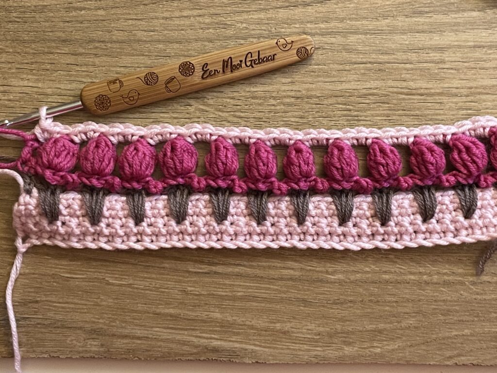 IJsje met 1 bolletje steek stap 45