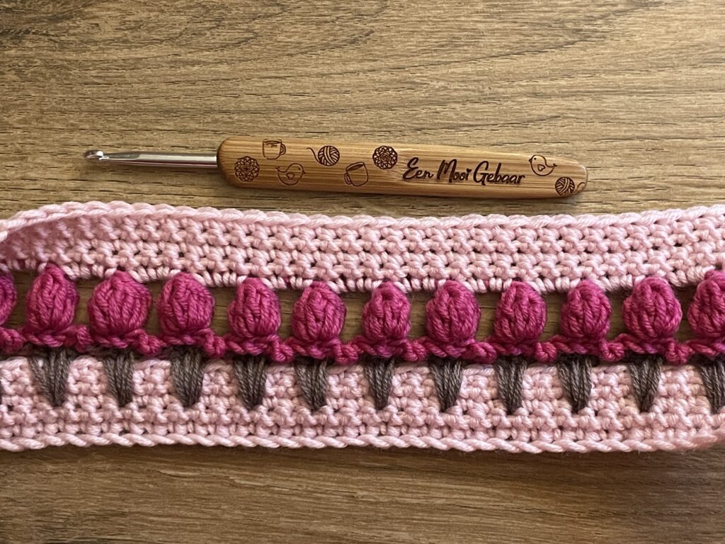 IJsje met 1 bolletje steek stap 47