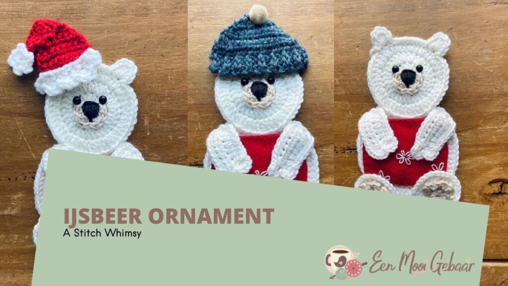 Ijsbeer Ornament A Stitch Whimsy Omslagfoto