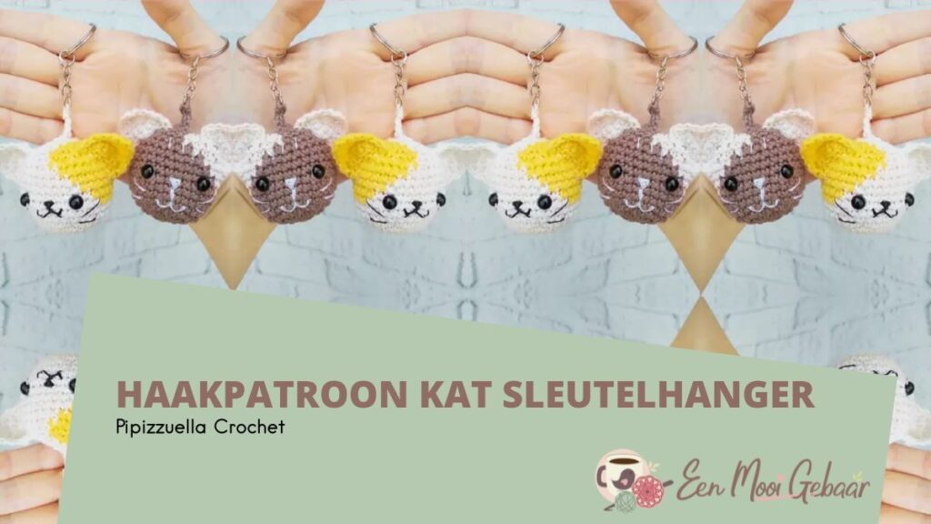 Kat Sleutelhanger Pipizzuella Crochet Omslagfoto