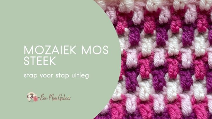 Mozaïek mos steek haken