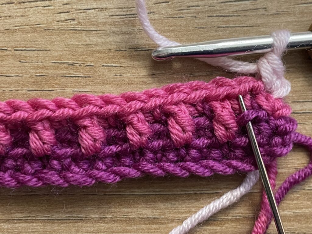 Mozaiek mossteek stap 20