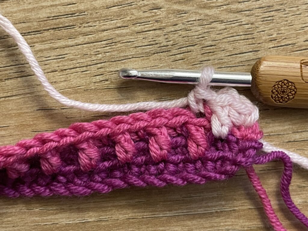 Mozaiek mossteek stap 22