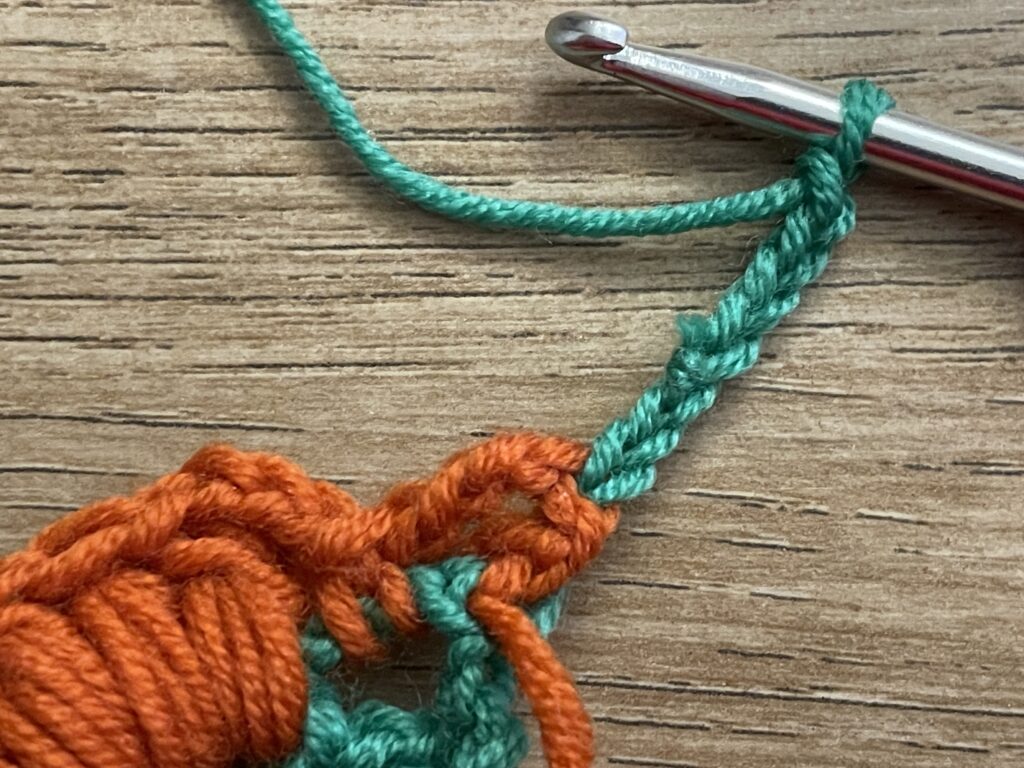 Pompoensteek stap 31