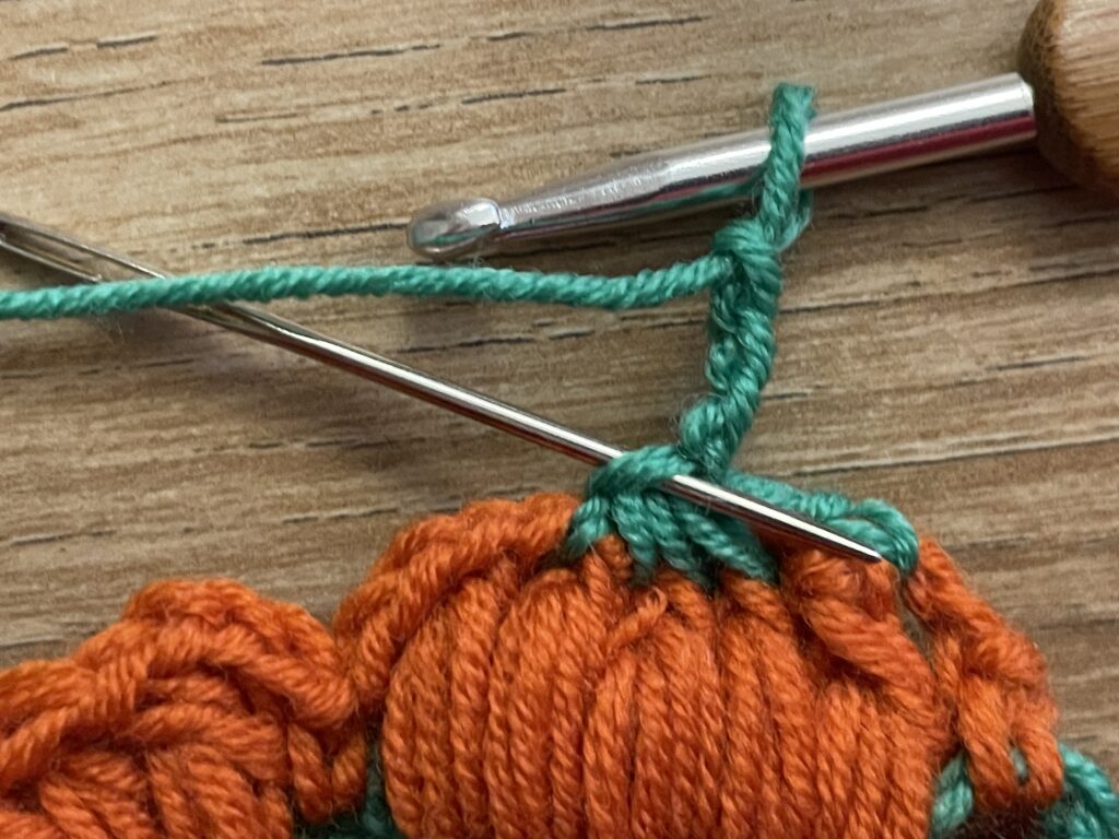Pompoensteek stap 39
