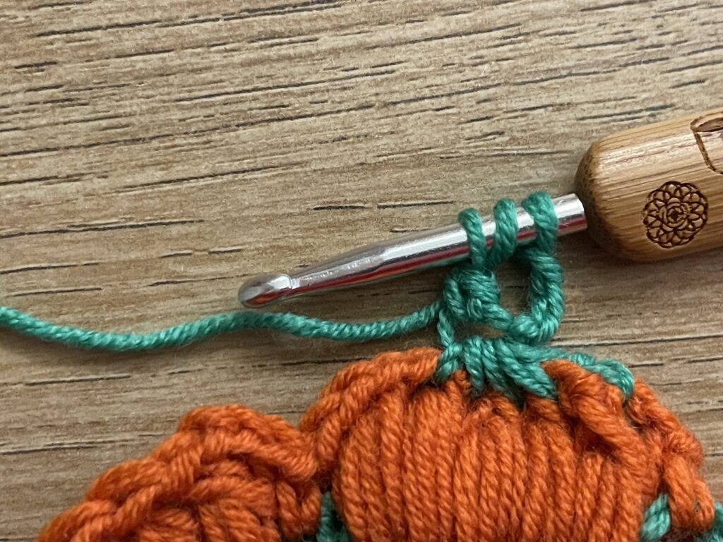 Pompoensteek stap 42