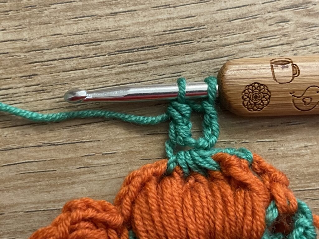 Pompoensteek stap 43