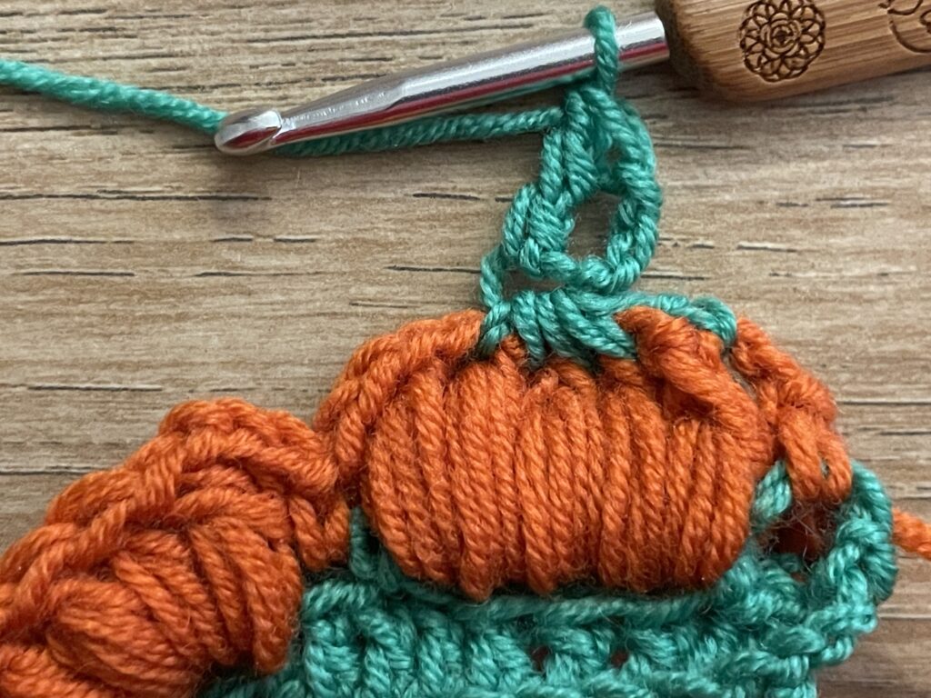 Pompoensteek stap 44