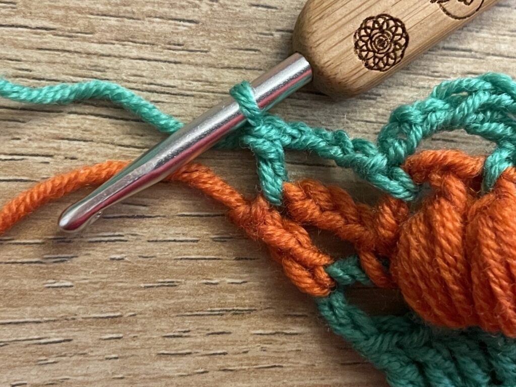 Pompoensteek stap 49