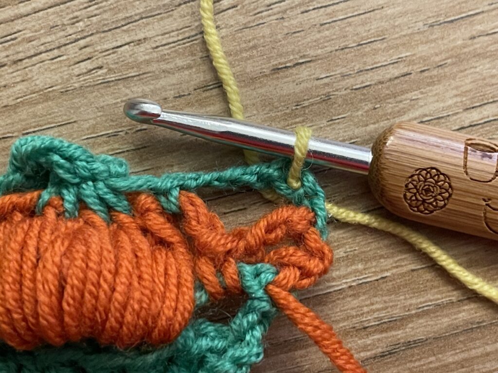 Pompoensteek stap 50