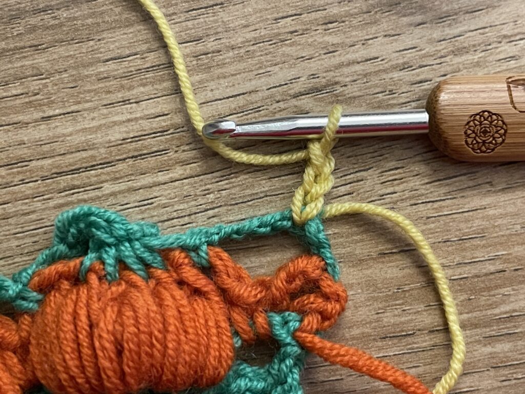 Pompoensteek stap 51