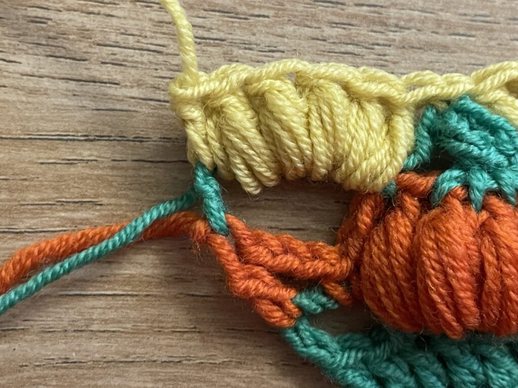 Pompoensteek stap 55