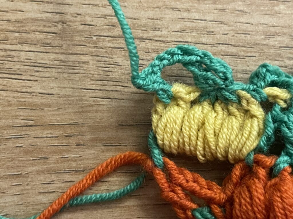 Pompoensteek stap 66