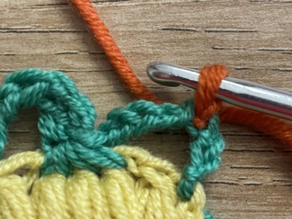 Pompoensteek stap 67