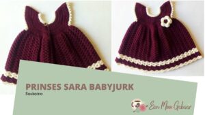 Prinses Sara - Gratis haakpatroon babyjurk 75 Prinses-Sara-Babyjurk-Soukaina-Omslagfoto