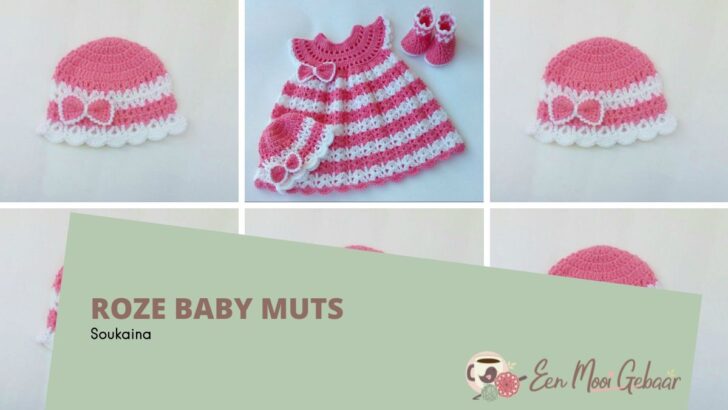 Roze Baby Muts - Gratis haakpatroon 2 Roze Baby Muts Soukaina Omslagfoto 1